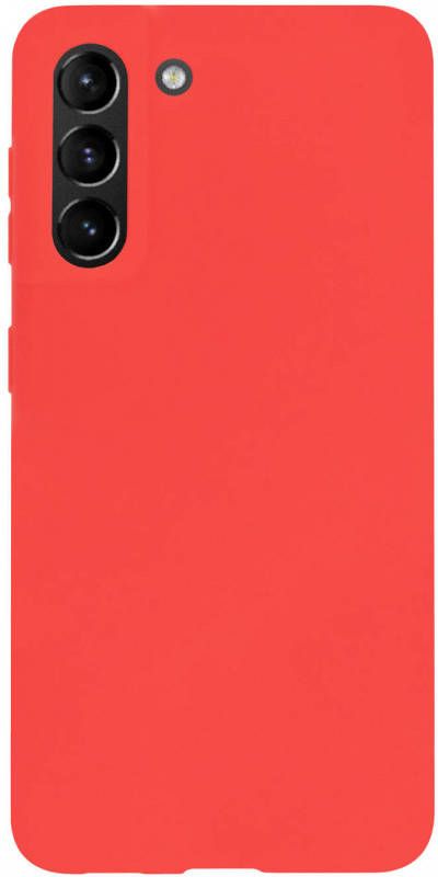 HomeLiving BMAX Essential matte case Samsung Galaxy S21 Plus Hoesje Red Rood