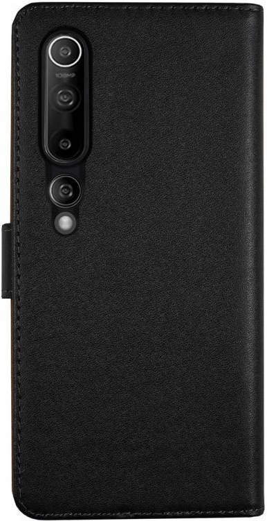 HomeLiving BMAX Leren flip case hoesje voor Xiaomi Mi 10 Black Zwart