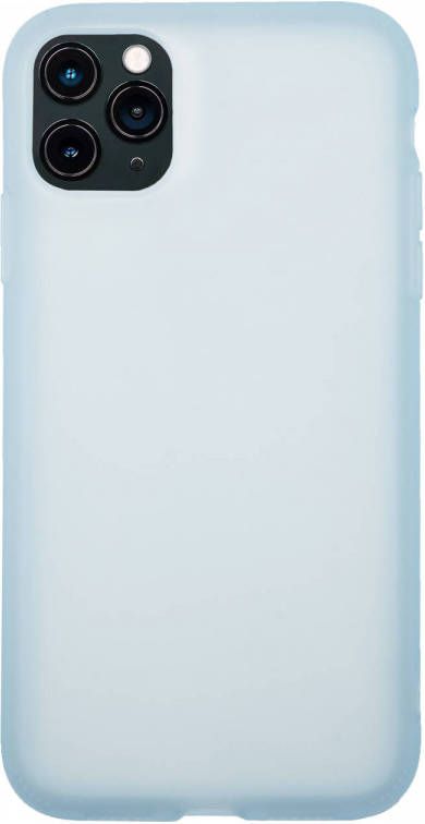 HomeLiving BMAX Liquid latex soft case hoesje voor iPhone 11 Pro Max Light Blue Lichtblauw
