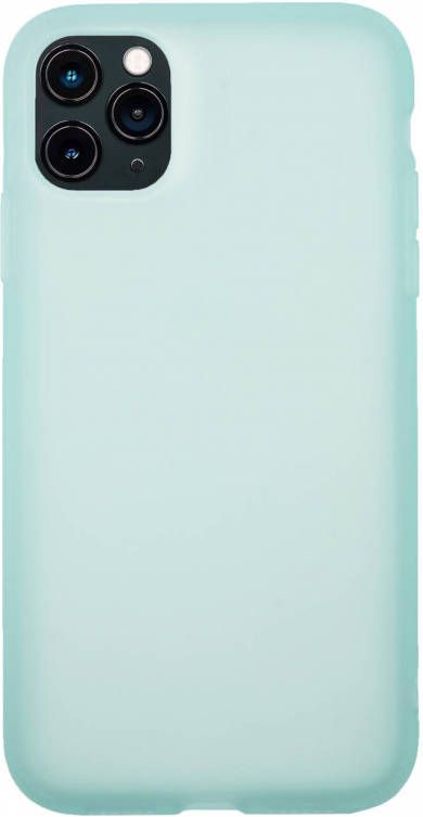 HomeLiving BMAX Liquid latex soft case hoesje voor iPhone 11 Pro Max Mint Green Mintgroen