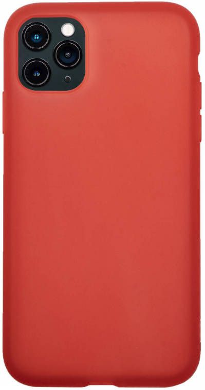HomeLiving BMAX Liquid latex soft case hoesje voor iPhone 11 Pro Max Red Rood