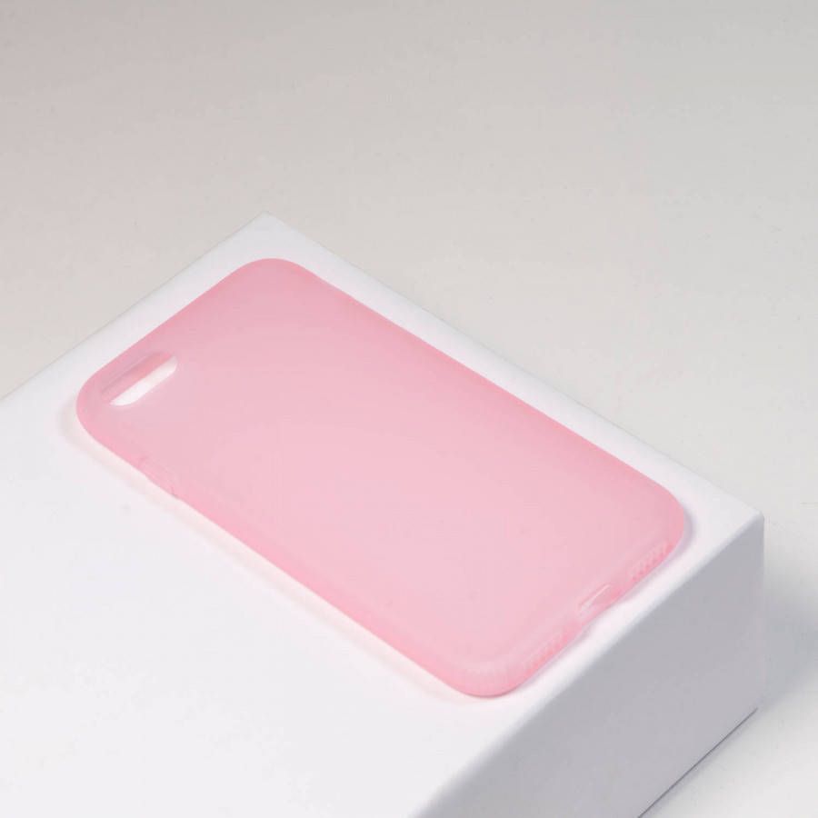 HomeLiving BMAX Liquid latex soft case hoesje voor iPhone 7 8 Pink Roze