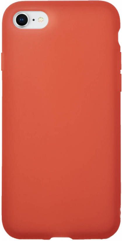 HomeLiving BMAX Liquid latex soft case hoesje voor iPhone SE 2020 Red Rood
