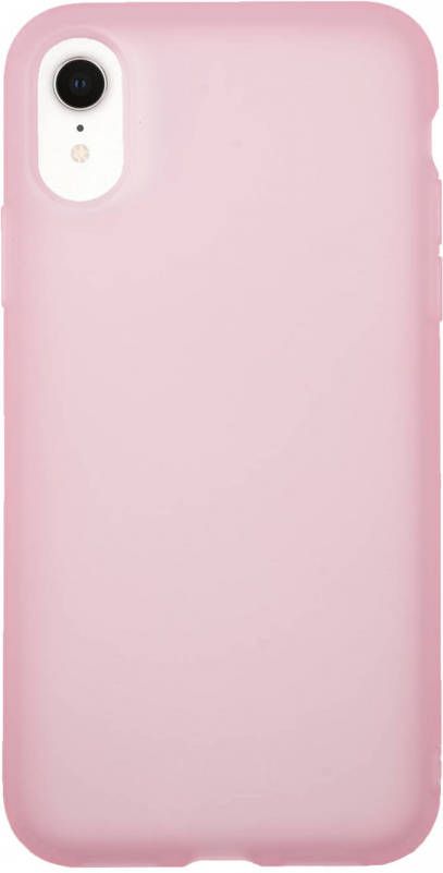 HomeLiving BMAX Liquid latex soft case hoesje voor iPhone Xr Pink Roze