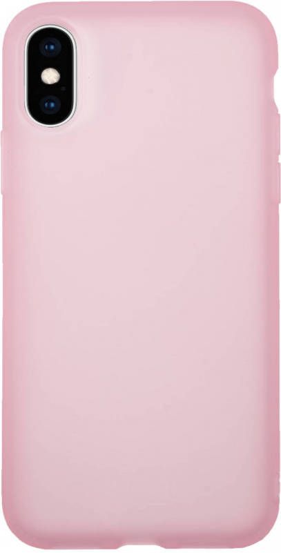 HomeLiving BMAX Liquid latex soft case hoesje voor iPhone Xs Max Pink Roze