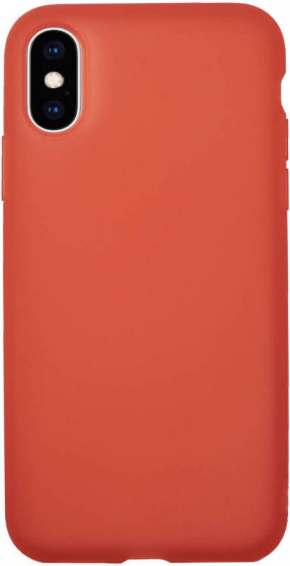 HomeLiving BMAX Liquid latex soft case hoesje voor iPhone X XS Red Rood