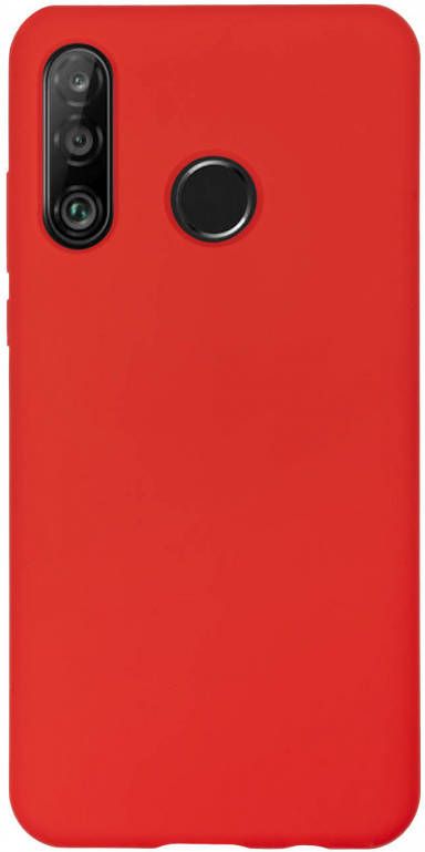 HomeLiving BMAX Liquid silicone case hoesje voor Huawei P30 Lite Dark red Donker rood