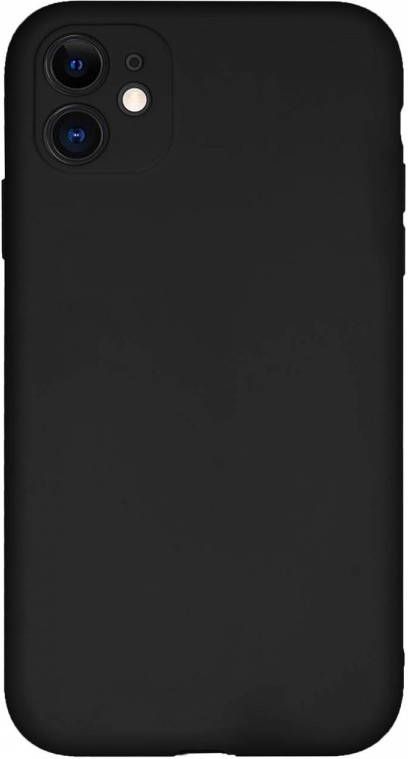 HomeLiving BMAX Liquid silicone case hoesje voor iPhone 11 Black Zwart