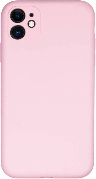 HomeLiving BMAX Liquid silicone case hoesje voor iPhone 11 Pink Lichtroze