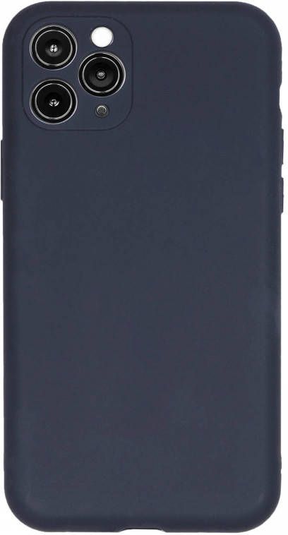 HomeLiving BMAX Liquid silicone case hoesje voor iPhone 11 Pro Max Midnight Blue Donkerblauw