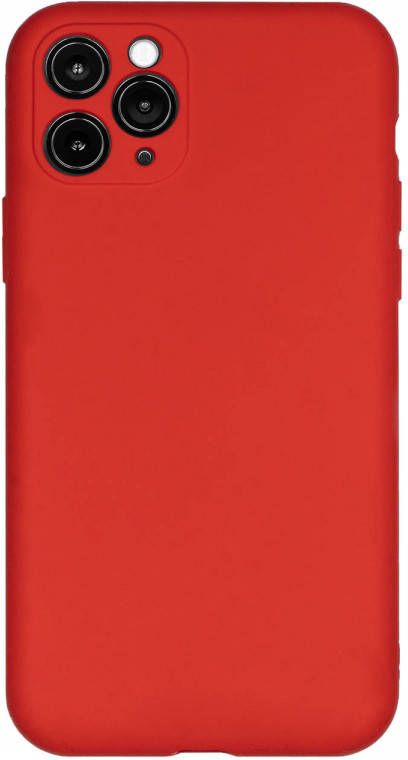 HomeLiving BMAX Liquid silicone case hoesje voor iPhone 11 Pro Max Red Rood