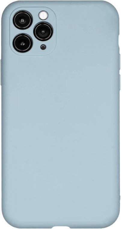 HomeLiving BMAX Liquid silicone case hoesje voor iPhone 11 Pro Max Sea Blue Zeeblauw
