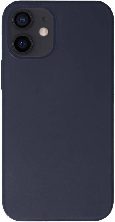 HomeLiving BMAX Liquid silicone case hoesje voor iPhone 12 Midnight Blue Donkerblauw