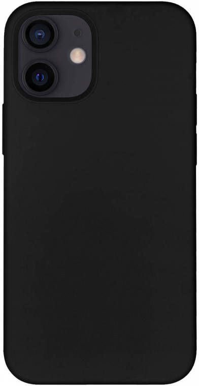 HomeLiving BMAX Liquid silicone case hoesje voor iPhone 12 Mini Black Zwart