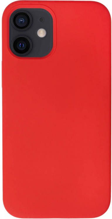 HomeLiving BMAX Liquid silicone case hoesje voor iPhone 12 Mini Red Rood