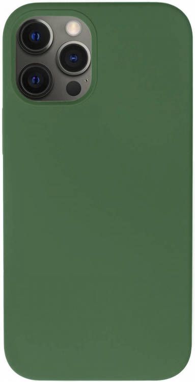 HomeLiving BMAX Liquid silicone case hoesje voor iPhone 12 Pro Max Cyprus Green Donker groen