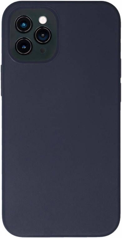 HomeLiving BMAX Liquid silicone case hoesje voor iPhone 12 Pro Max Midnight Blue Donkerblauw