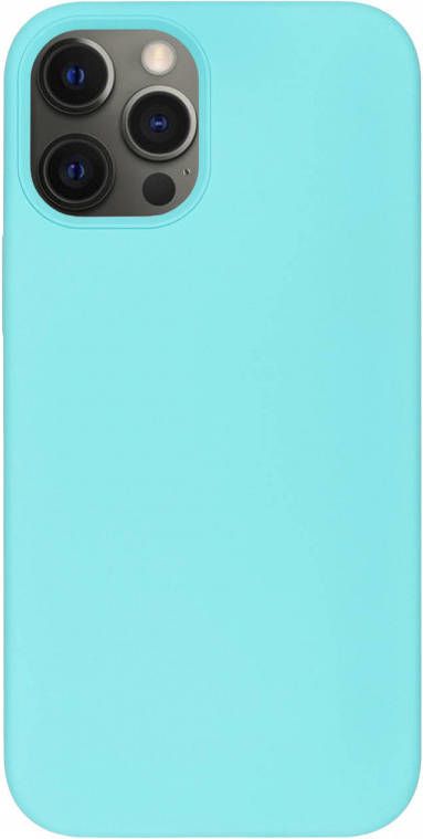 HomeLiving BMAX Liquid silicone case hoesje voor iPhone 12 Pro Max- Sea Blue Zeeblauw