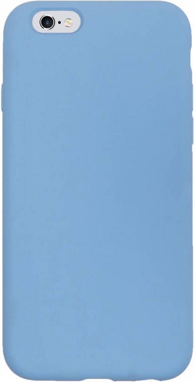 HomeLiving BMAX Liquid silicone case hoesje voor iPhone 6 6s Cornflower Lichtblauw