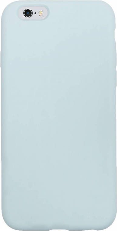 HomeLiving BMAX Liquid silicone case hoesje voor iPhone 6 6s Sea Blue Zeeblauw