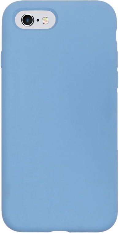 HomeLiving BMAX Liquid silicone case hoesje voor iPhone 7 8 Cornflower Blue Lichtblauw
