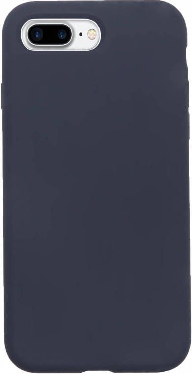 HomeLiving BMAX Liquid silicone case hoesje voor iPhone 7 8 Plus Midnight Blue Donkerblauw