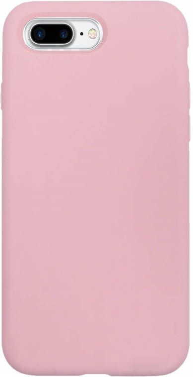 HomeLiving BMAX Liquid silicone case hoesje voor iPhone 7 8 Plus Pink Lichtroze