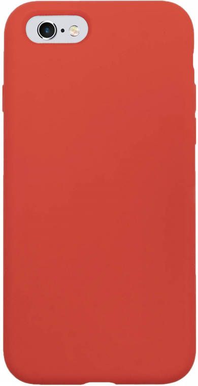HomeLiving BMAX Liquid silicone case hoesje voor iPhone SE 2020 Red Rood