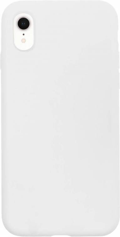 HomeLiving BMAX Liquid silicone case hoesje voor iPhone Xr White Wit