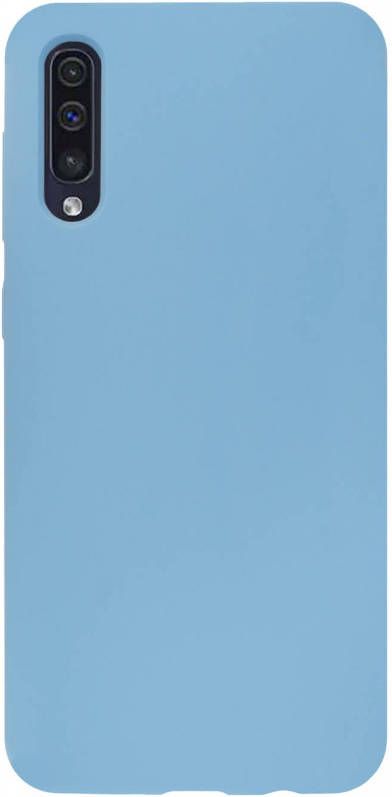 HomeLiving BMAX Liquid silicone case hoesje voor Samsung Galaxy A50 Blue Blauw