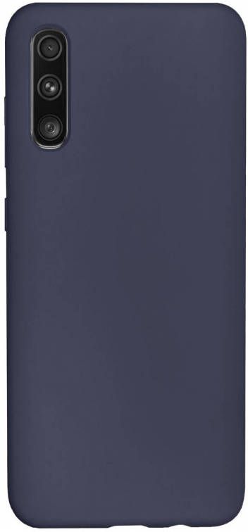 HomeLiving BMAX Liquid silicone case hoesje voor Samsung Galaxy A50 Dark Blue Donkerblauw