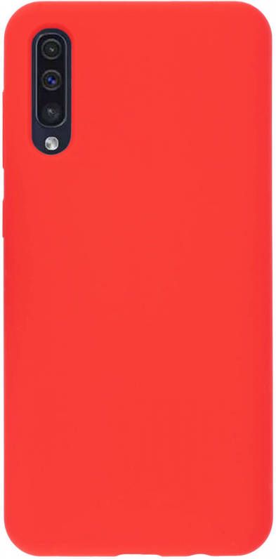 HomeLiving BMAX Liquid silicone case hoesje voor Samsung Galaxy A50 Dark red Donker rood