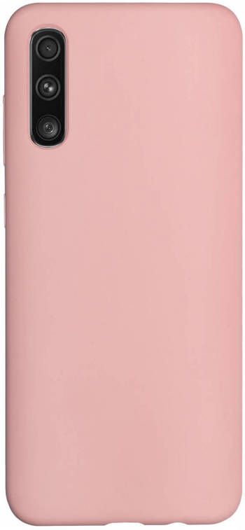 HomeLiving BMAX Liquid silicone case hoesje voor Samsung Galaxy A50 Pink Lichtroze