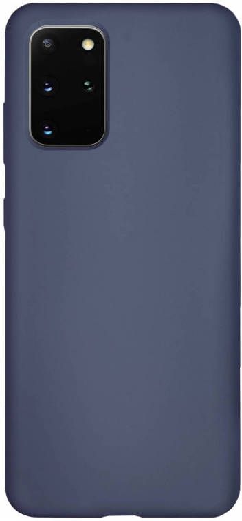 HomeLiving BMAX Liquid silicone case hoesje voor Samsung Galaxy S20 Plus Dark Blue Donkerblauw