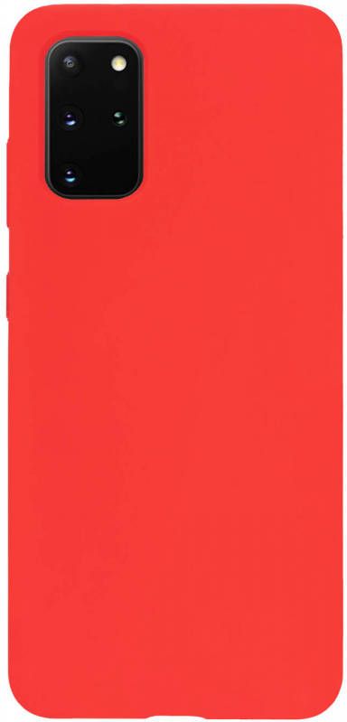 HomeLiving BMAX Liquid silicone case hoesje voor Samsung Galaxy S20 Plus Dark red Donker rood