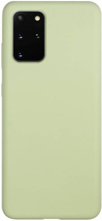 HomeLiving BMAX Liquid silicone case hoesje voor Samsung Galaxy S20 Plus Mint Green Mintgroen