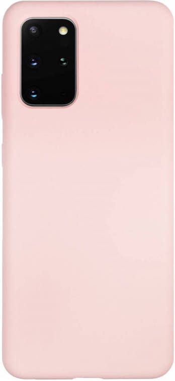 HomeLiving BMAX Liquid silicone case hoesje voor Samsung Galaxy S20 Plus Pink Lichtroze