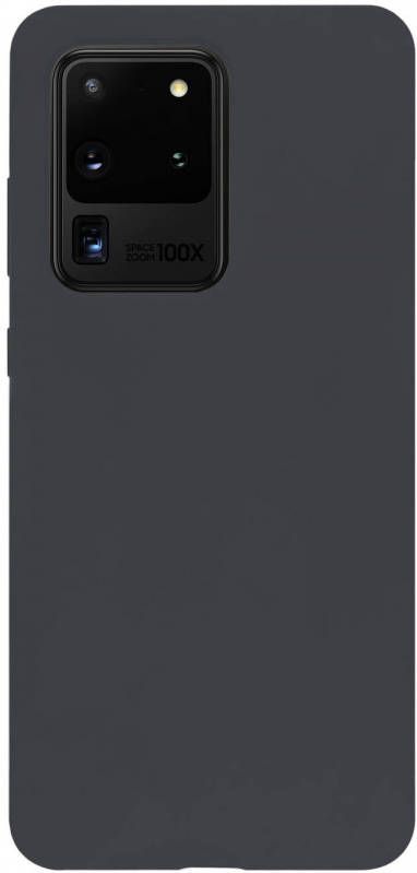 HomeLiving BMAX Liquid silicone case hoesje voor Samsung Galaxy S20 Ultra Antraciet