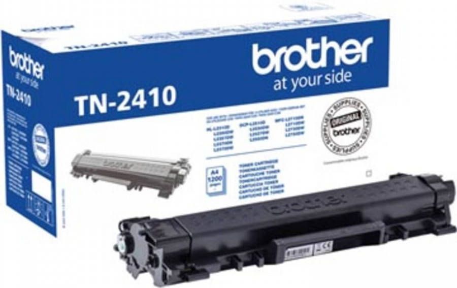 Merkloos Brother toner zwart 1.400 pagina&apos;s OEM: TN-2410