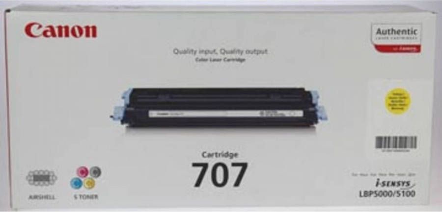 Canon Toner Cartridge 707 Y Yellow | Cartridges&Toners | Computer&IT Printen&Scannen | 9421A004