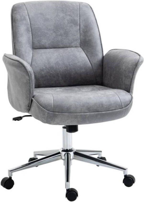 Merkloos Draaifauteuil Bureaustoel Ergonomische bureaustoel Stoel Fauteuil 67 x 69 x 92-102 cm