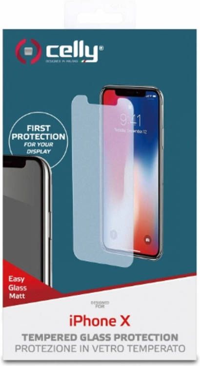 Enjoy2Cook Easy Glass screenprotector voor iPhone Xs X Glas Celly