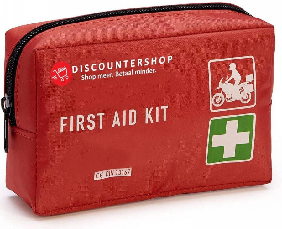 Merkloos First Aid Kit EHBO Doos 41-Delig Verbandtrommel Verbanddoos motor en auto