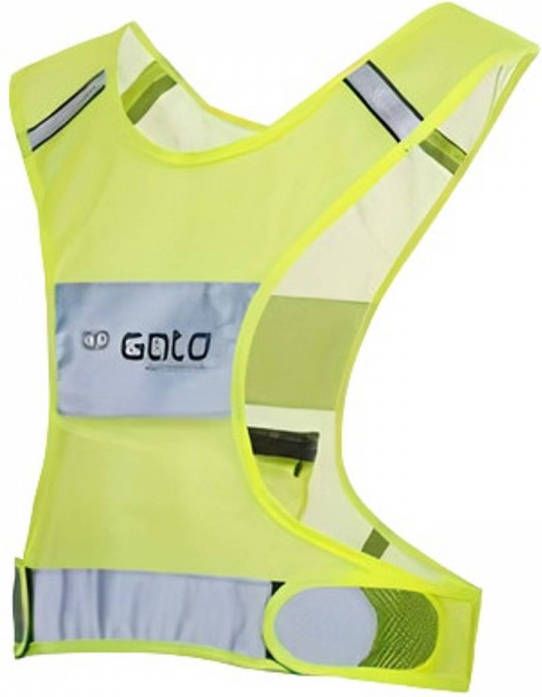 WAYS_ Gato Sports reflectievest Safer Sport X junior geel maat 152 L