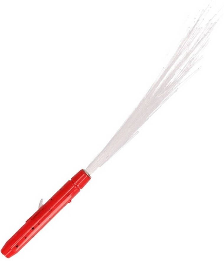 Merkloos Fiber LED licht stick rood Lichtgevende feestartikelen 40 cm Discolampen