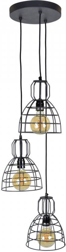 Loft42 Hanglamp Francis 3-lichts Ø20x28 Vintage black