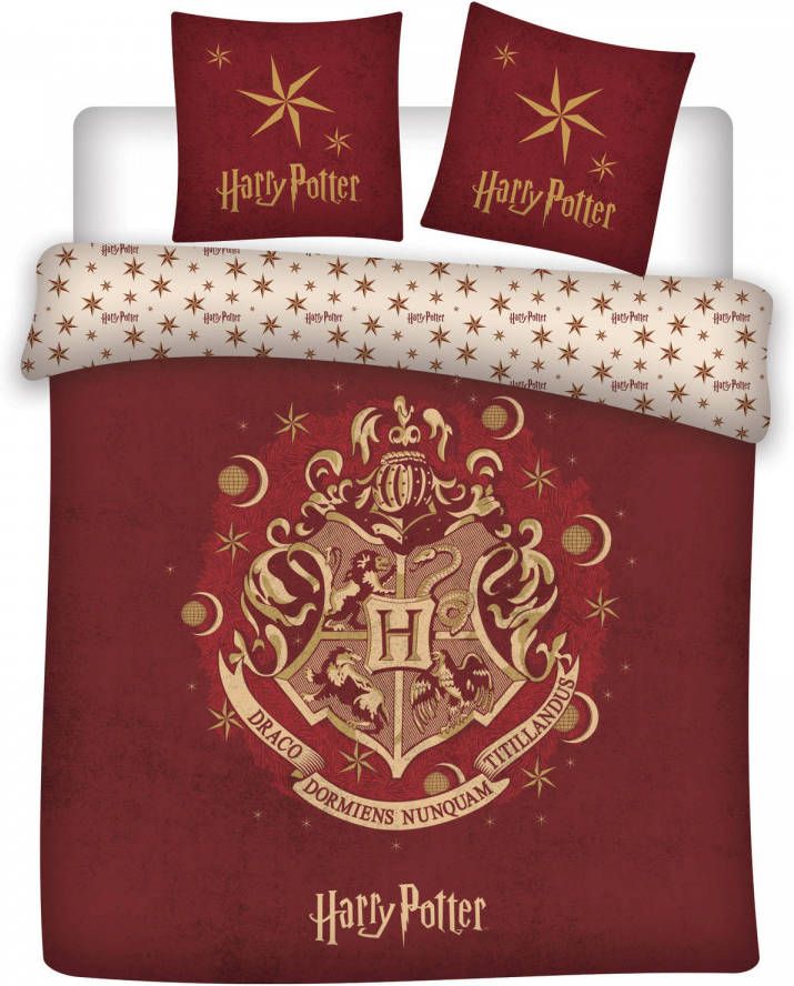 SimbaShop Harry Potter Dekbedovertrek Hogwarts Lits Jumeaux 240 x 220 cm Polyester