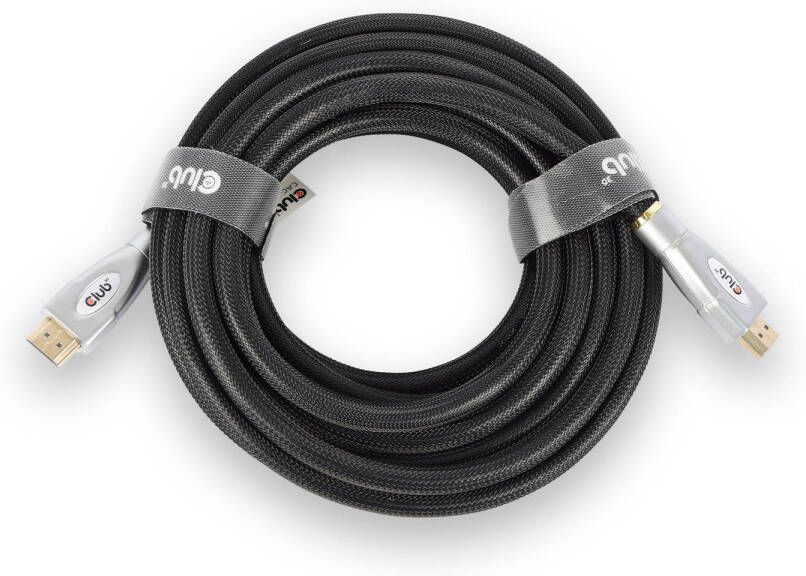 Merkloos Hoogwaardige Zwarte HDMI-kabel van 5 meter 4K60Hz UHD Kunststof 1.5cm Breedte