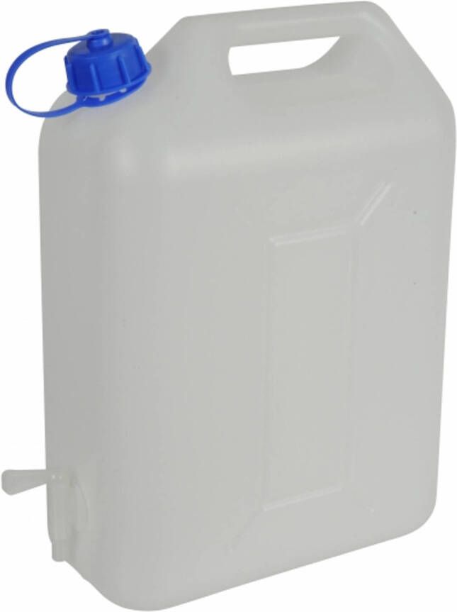Merkloos Jerrycan voor water met kraantje 10 liter Jerrycan voor water