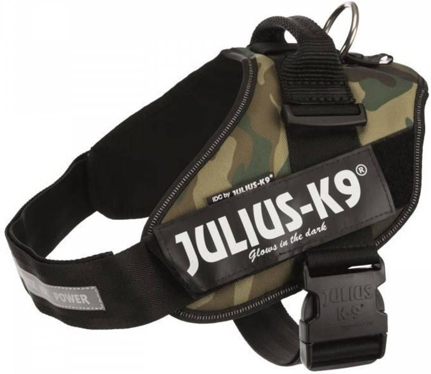 Dobeno Julius K9 Idc Krachtharnas 0-m-l: 58-76 Cm 40 Mm Camouflage Voor Hond